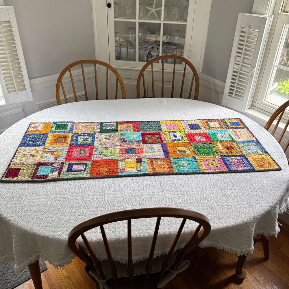 Handmade Colorful Table Runner - Picture 5 of 16